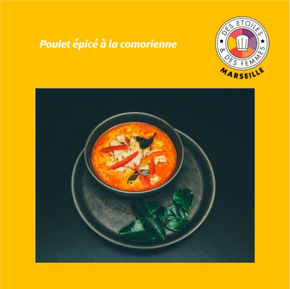 Poulet épicé à la comorienne
