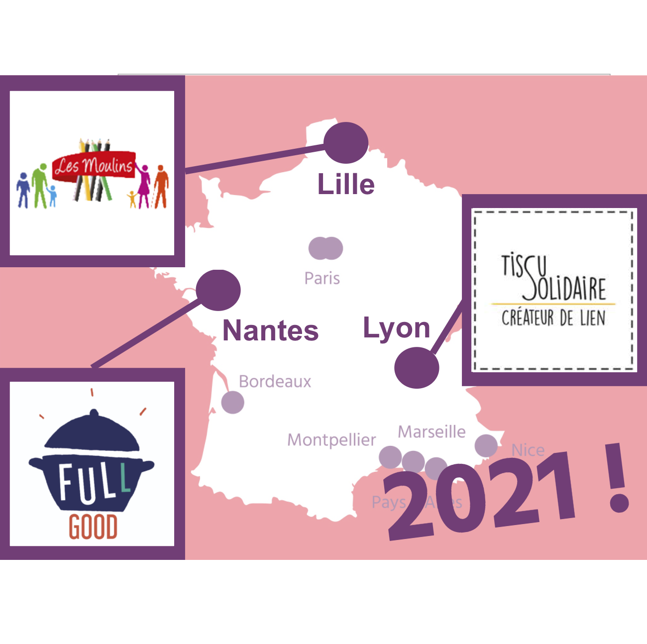 Des Etoiles et des Femmes à Lille, Lyon et Nantes en 2021 !