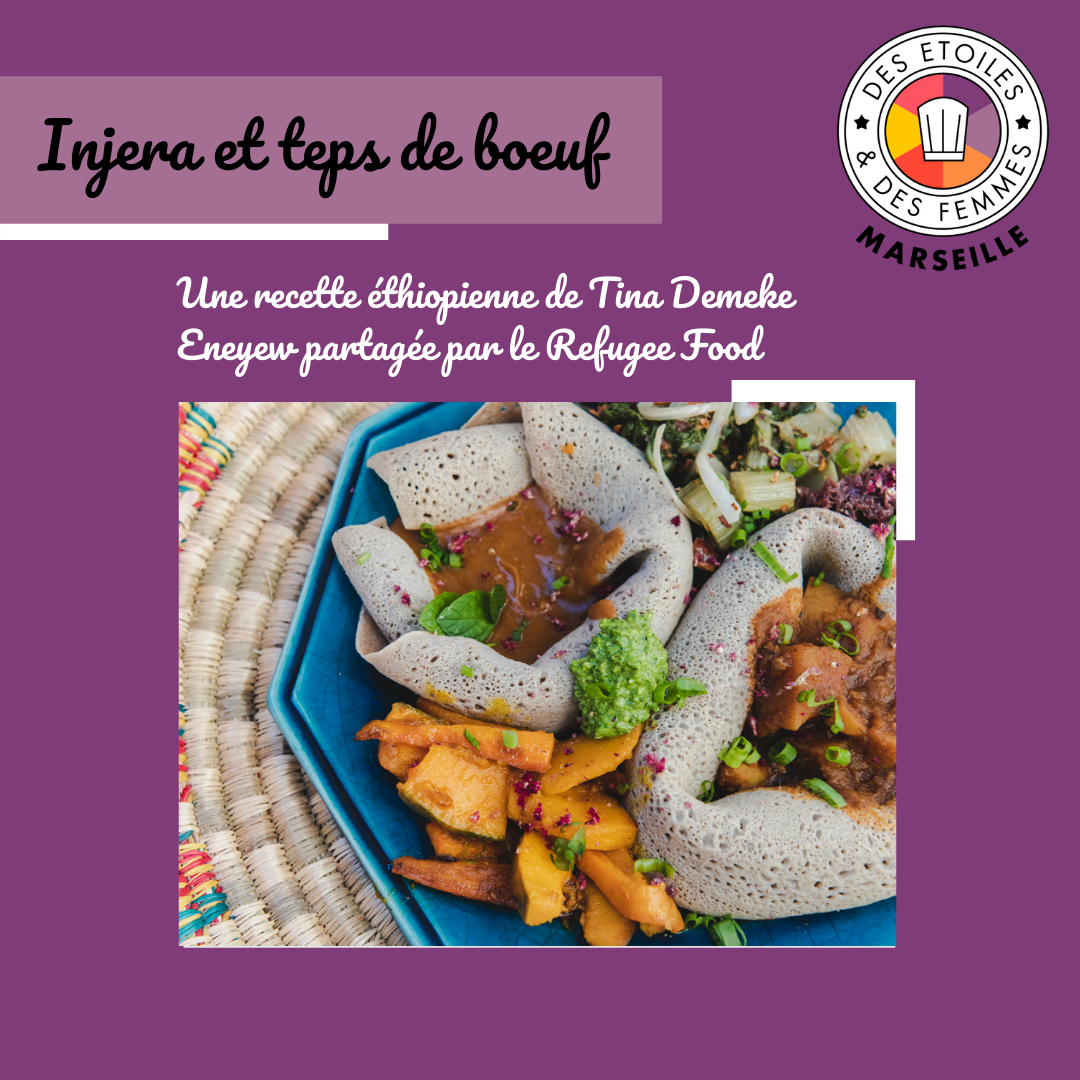 Injera et teps de boeuf